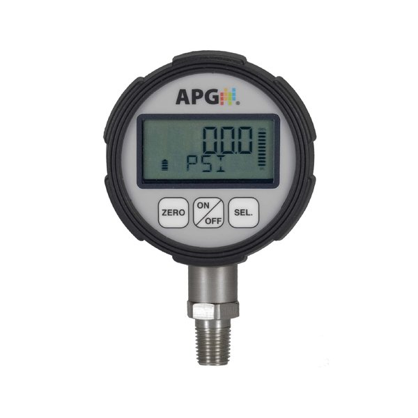 Apg Digital Pressure Gauge, Range 0-200 PSI PG7-200.0-PSIG-F0-L0-E0-C0-P0-N0-B0